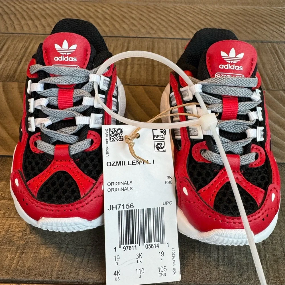 Adidas Originals Ozmillen Baby/Toddler Shoes Size 4K (NWT)